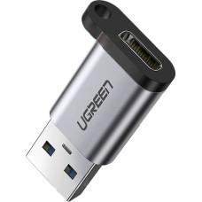 Ugreen Adaptera spraudnis no USB-C uz USB 5Gb/s, pelēks