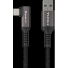 VR Kabelis Genesis USB Male - Type C Male 3m Black