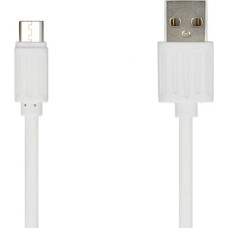 Kabelis - no USB uz Micro USB - balts(ātra uzlāde)