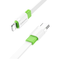 Borofone Cable BX89 Union - Type C to Lightning - PD 20W 1 metre white-green