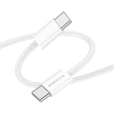 Borofone Cable BX103 Original - Type C to Typ C - 60W 3A 1 metre white