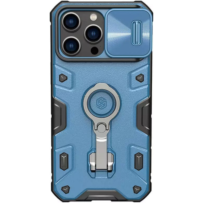 Nillkin CamShield Armor Pro Case for Iphone 14 Pro Max blue