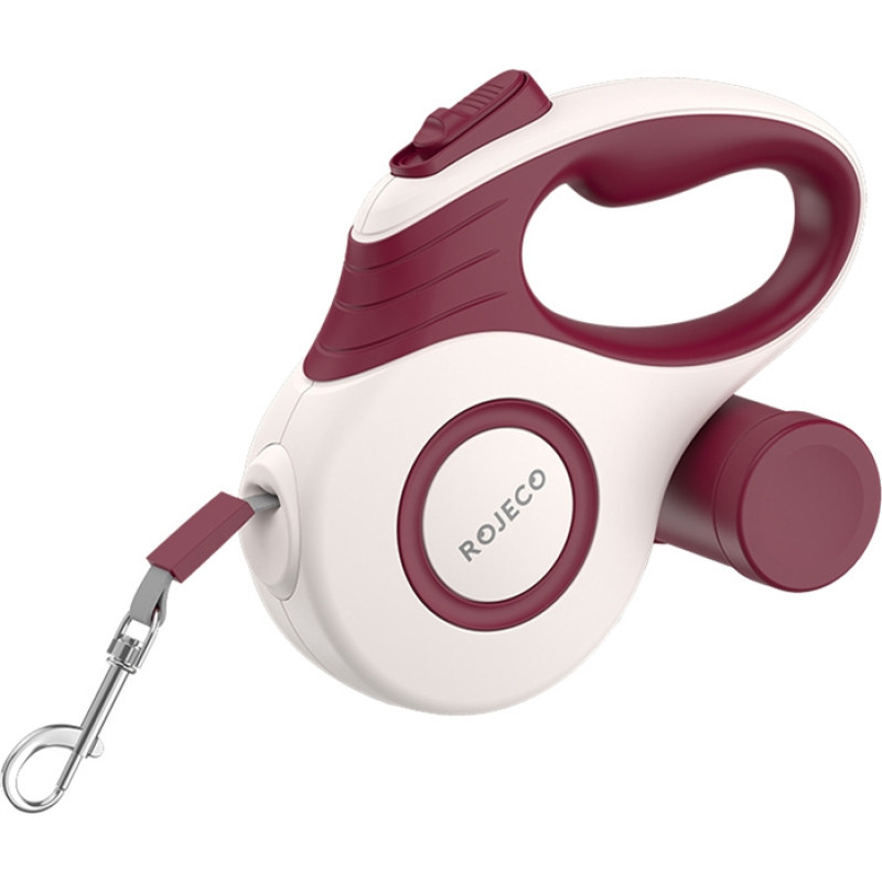 Rojeco A12 5M Automatic Retractable Dog Leash (red)