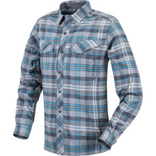 Helikon - Defender Mk2 svētceļnieku krekls - zils rūts - KO-DPG-SR-P6501 (3XL)