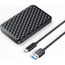Orico 2520C3-V1 2,5 collu HDD/SSD USB-C 5Gb/s diska korpuss — melns