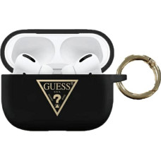 GUACAPLSTLBK Guess Triangle Silicone Case for Airpods Pro Black