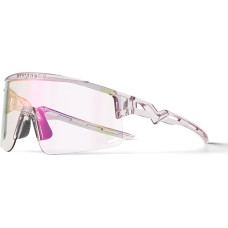 Rockbros Cycling Glasses Photochromic, with UV Protection and Corrective Insert, Clear - Purple