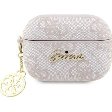 Guess 4G Script Charms PC|PU Case for Airpods Pro 2 Pink