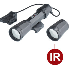 Holosun - Night RAIDer - taktiskā ieroča lukturītis RAID IR - Picatinny/M-LOK - IPX8 - melns - RAID ar LED IR galviņu