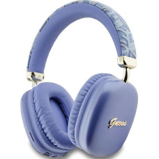 Guess słuchawki nauszne Bluetooth GUBHK1GCTCSU fioletowy|purple Gcube Metallic Script Logo