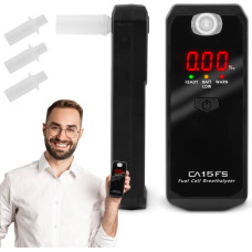 Alcofind CA 15FS elektroķīmiskais alkometrs + iemutņi