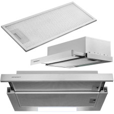 Berdsen Teleskopisks virtuves tvaika nosūcējs BE-60-LW 60 cm INOX