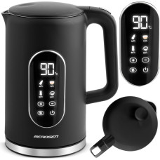 Berdsen Elektriskā tējkanna 1,7 l BD-712 melna un sudrabaina