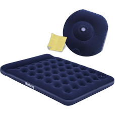 Bestway Piepūšamais matracis 203x152x28 cm ar iebūvētu kāju sūkni 67226