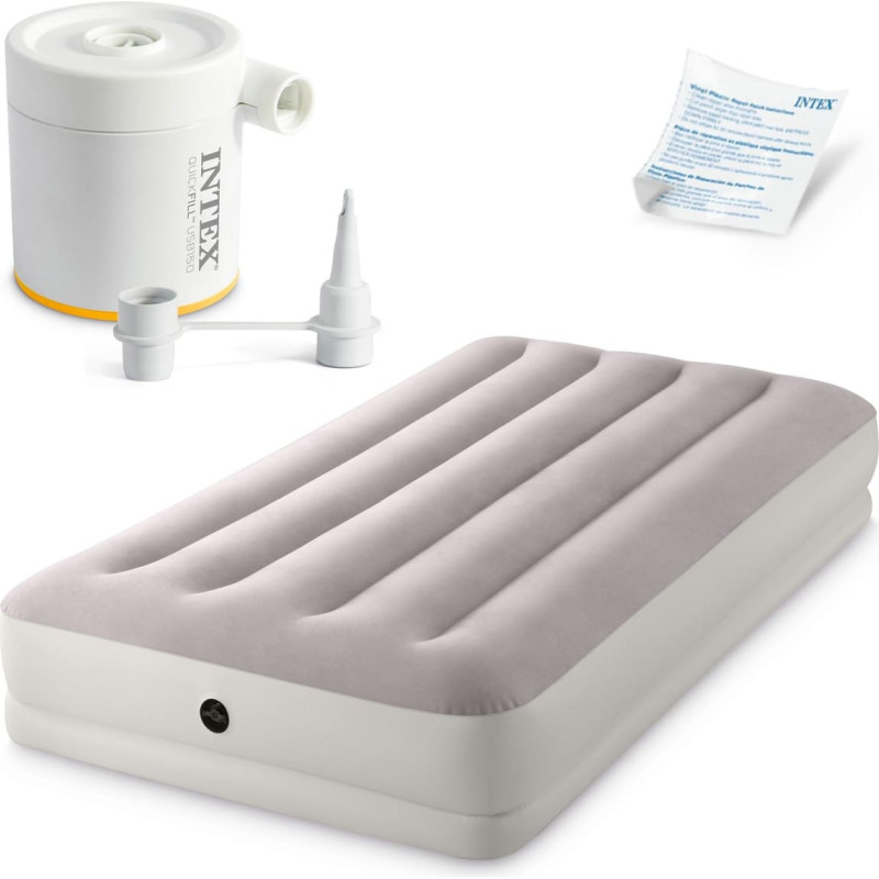 Intex Piepūšamais matracis 191x99x30 cm ar elektrisko sūkni 64177