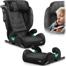 Nukido Louis mīkstais autokrēsliņ&scaron;, melns/pelēks, 15-36kg, ISOFIX