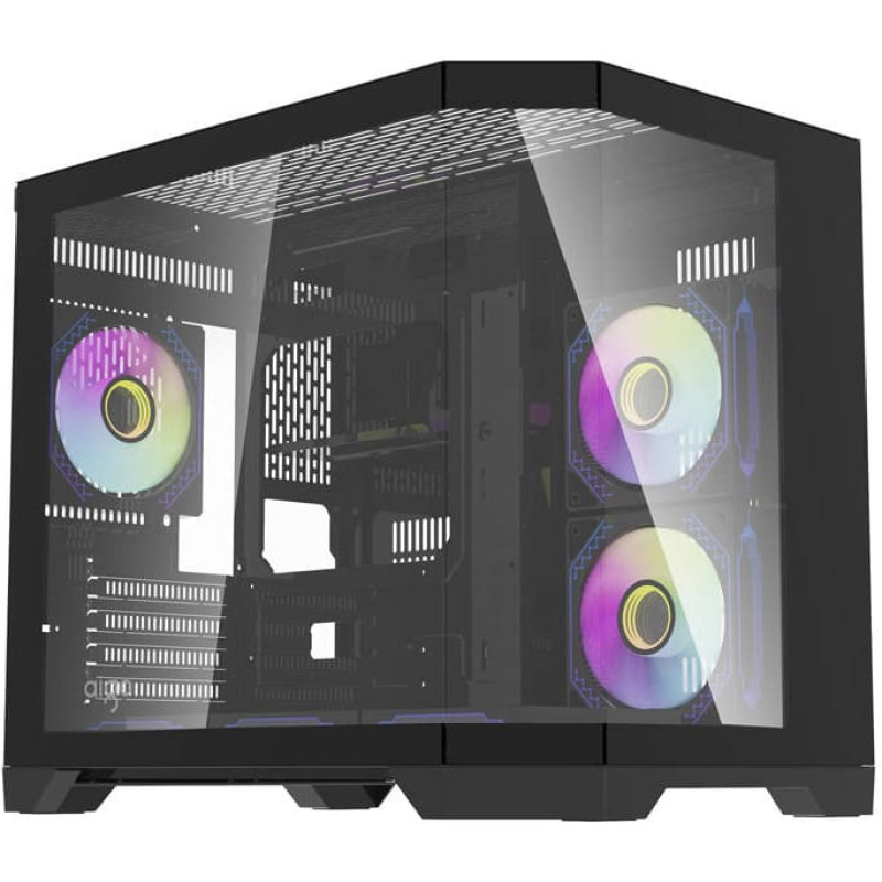 Darflash FT418 computer case + 6 aRGB fans (black)