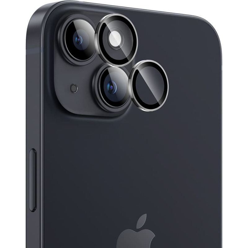 Benks Tempered glass Glass Warrior Lens Protector on camera for Iphone 15|15 Plus (lens 2 pieces) transparent