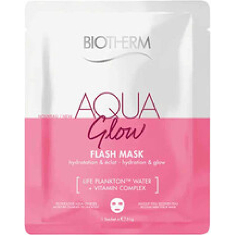 Biotherm Aqua Glow Super Mask - Hydrating and Brightening Facial Mask.