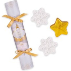 Accentra Winter Magic Frosted Vanilla Snowflakes & Stars Bath Fizzer - Dárková sada