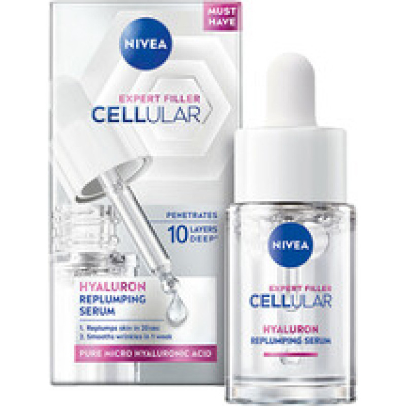 Nivea Cellular Expert Filler Hyaluron - Wrinkle Hydrating Serum.