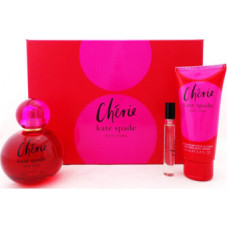 Kate Spade "Chérie Gift Set EDP 100 ml, EDP mini 7.5 ml, and body lotion 100 ml."