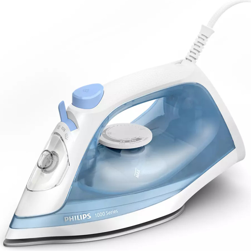 PHILIPS 1000 sērijas Tvaika gludeklis  2000W  gaiši zils DST1030|20