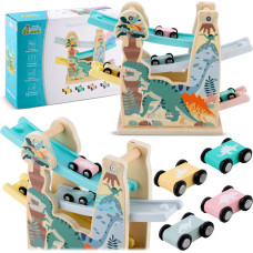 Ricokids Koka slidkalniņ&scaron; ar ma&scaron;īnītēm RK-867