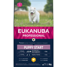Eukanuba Sausa barība kucēniem - Eukanuba Dog Puppy Start All Chicken 8 kg