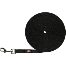 Trixie Pavada suņiem - Trixie Tracking leash, rubberised, S–M: 10 m|15 mm, black