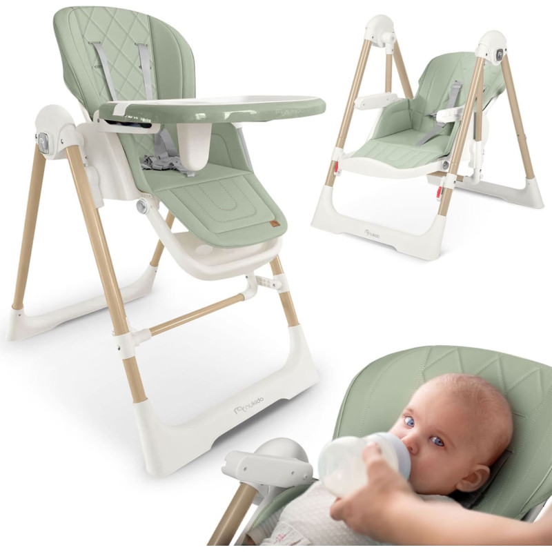 Nukido Elite baro&scaron;anas krēsliņ&scaron; zaļ&scaron;