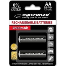 Esperanza EZA105 PRECHARGED HR6 2600MAH ALWAYS READY BLISTERA IEPAKOJUMĀ 2GB.