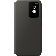 Samsung Smart View maka atlokāmais maciņš Galaxy S24 FE tālrunim - melns