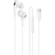 Borofone Earphones BM100 Pro Fuente with microphone Type C (DAC) white