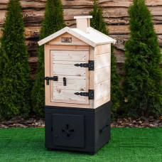 Smokehouse Premium dārza smēķētājs ar tiešo ugunskura bedri