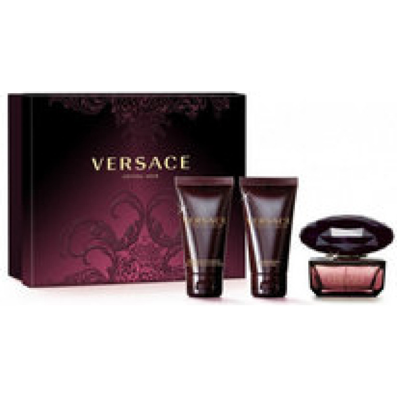 Versace Crystal Noir Gift Set EDT 50 ml, Crystal Noir Body Lotion 50 ml and Shower Gel 50 ml Crystal Noir