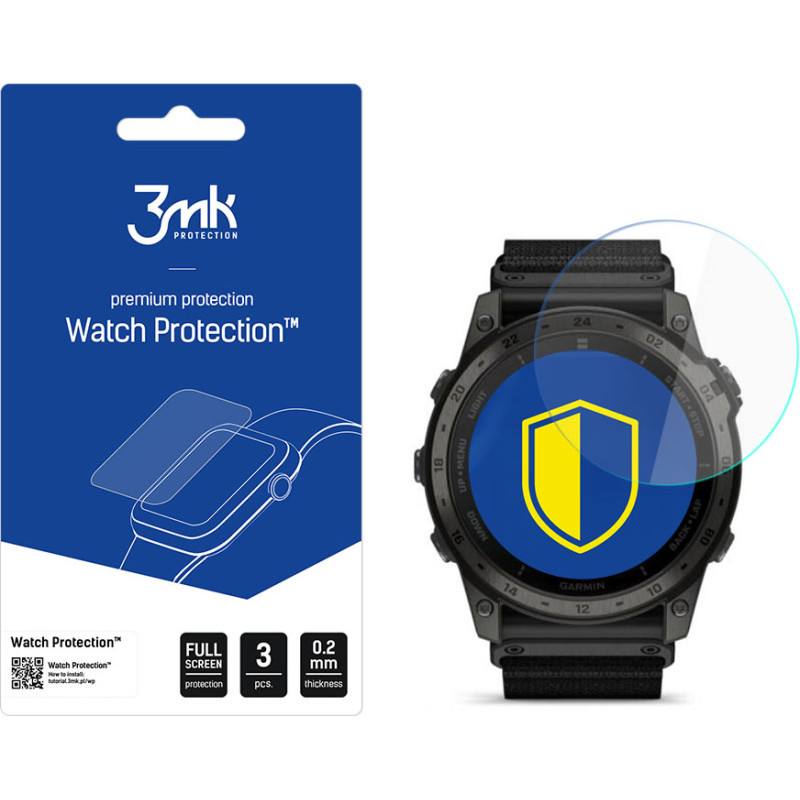 Garmin Tactix 7 AMOLED Edition - 3mk Watch Protection™ v. FlexibleGlass Lite screen protector