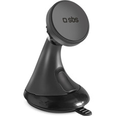 SBS Magnetic car holder with Wide Line suction cup Black