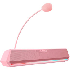 Pink 7.1 Surround Gaming Speaker  G1500 BAR  2.5 W + 2.5 W  Bluetooth  Pink  Wireless connection 6923520269884