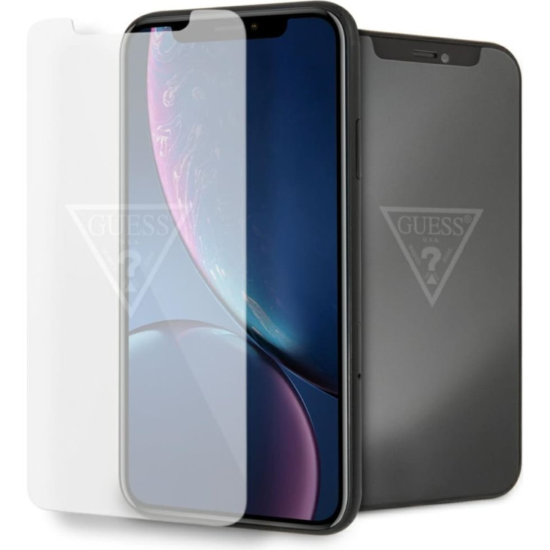 Guess szkło hartowane GUTGMI61TR iPhone Xr Invisible Logo