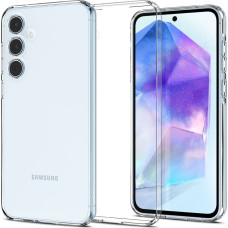 Spigen Samsung Galaxy A55 5G šķidro kristālu aizmugurējais vāciņš - caurspīdīgs