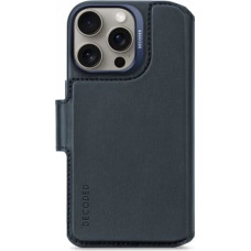 Decoded Leather Detachable Wallet MagSafe Case with Wallet for iPhone 16 Pro - Blue