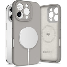 TECH-PROTECT LIQUID SILICONE MAGSAFE IPHONE 16 PRO STONE GREY