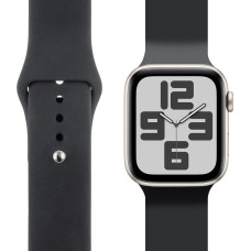 Obal:me Silicone Strap for Apple Watch 42-49mm M-L Black
