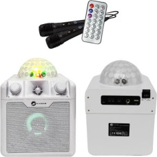 N-Gear Portable SpeakerN-GEARDISCO BLOCK 410 WHITEWhiteWirelessBluetoothDISCOBLOCK410W