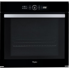 Whirlpool built in electric oven: black color  self cleaning - AKZM 8480 NB