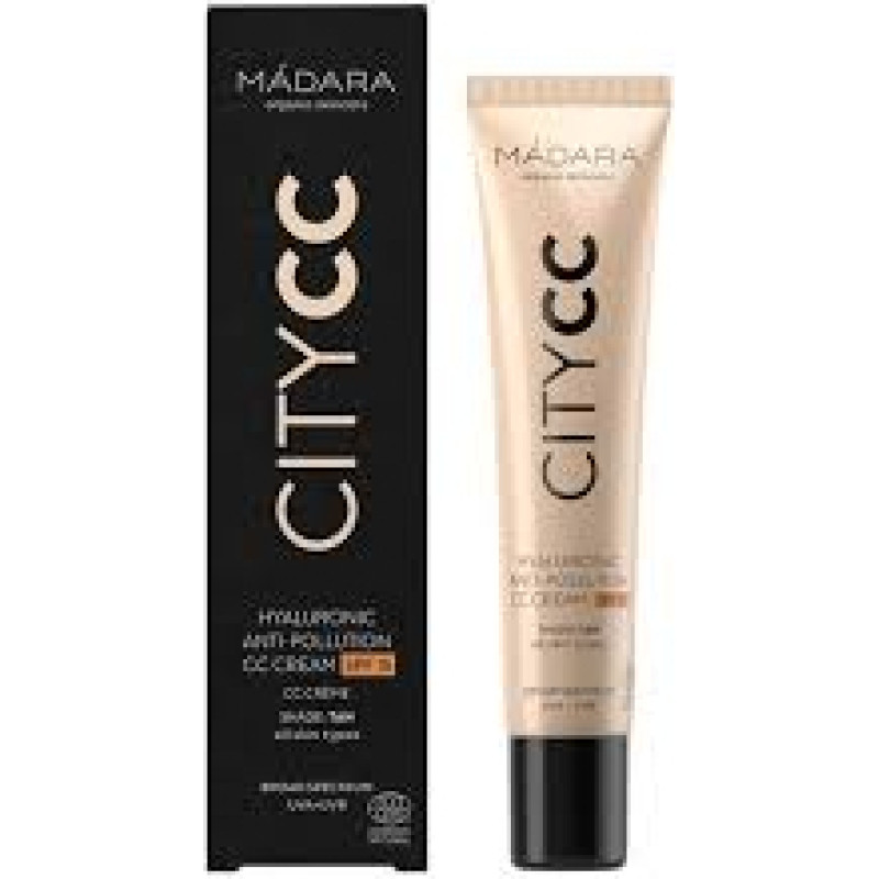Madara Citycc Anti-Pollution Hyaluronic Cream CC SPF 40 ml