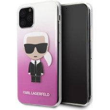 Karl Lagerfeld KLHCN58TRDFKPI iPhone 11 Pro różowy|pink Gradient Ikonik Karl