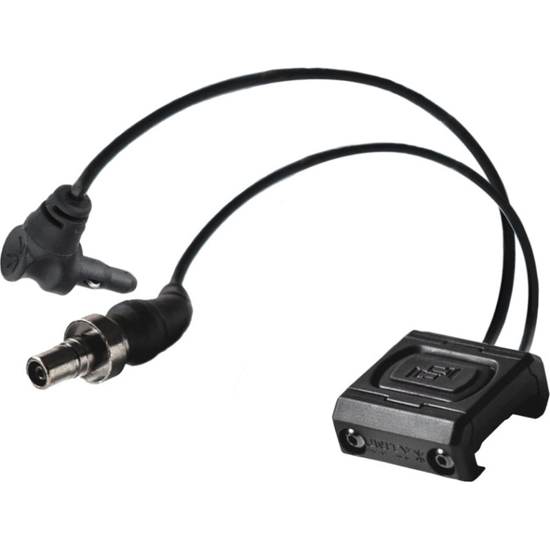 Unity Tactical - Kabeļa gēla slēdzis ModButton Lite Sync - SureFire/Crane Laser - 7" - melns - MBL2-BLK-SF/CL-7