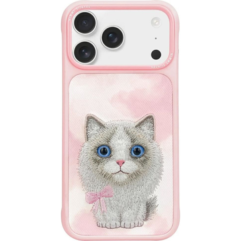 Nimmy Case Nimmy Big Eyed Pet 2.0 Cat for iPhone 17 Pro pink